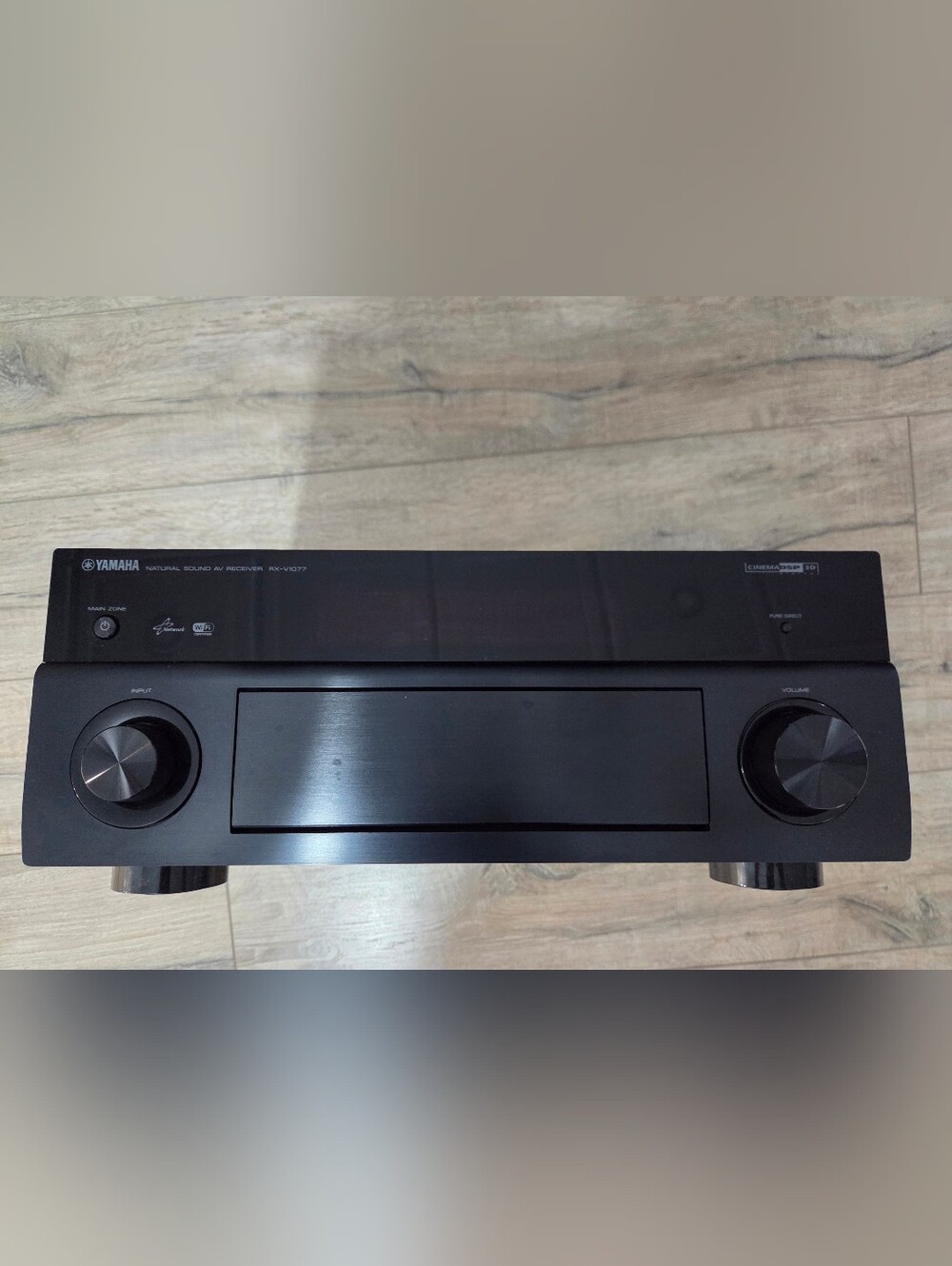 Yamaha RX-V1077 Black Home Stereo Receiver - Sleek Integrated Amplifier Like New